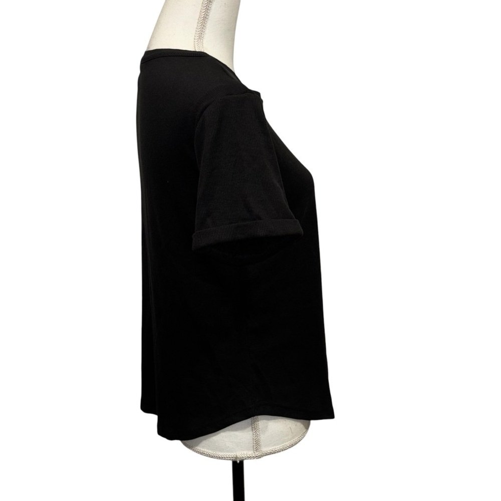 Unbranded Black Tee, sz M - Picture 5 of 7